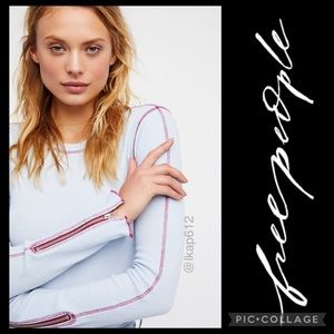 🌟NWT🌟Free People Zip It Cuff Thermal Shirt